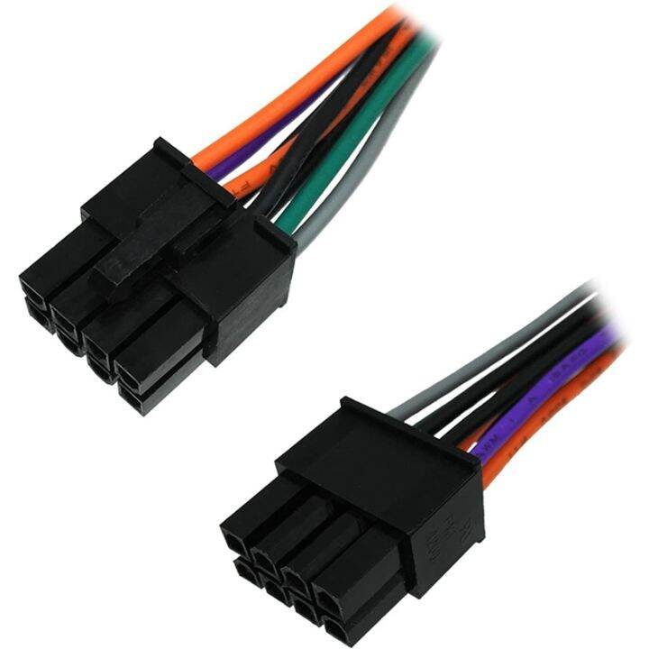 2X 24 Pin to 8 Pin ATX PSU Power Adapter Cable Compatible for DELL ...