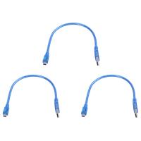 3X New USB 2.0 A Male to Mini USB B 5Pin Male Data Cable Cord Adapter Converter 1FT