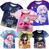 * YAYA * เกมชีวิต Gacha สำหรับเด็กเด็กแบบใหม่ฤดูร้อนเสื้อยืดพิมพ์ภาพ3D เสื้อสุดเท่