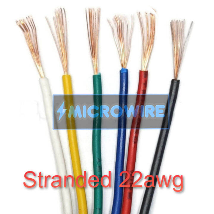 1METER stranded wire 22awg (hook-up wire) for school, DIY electronics ...