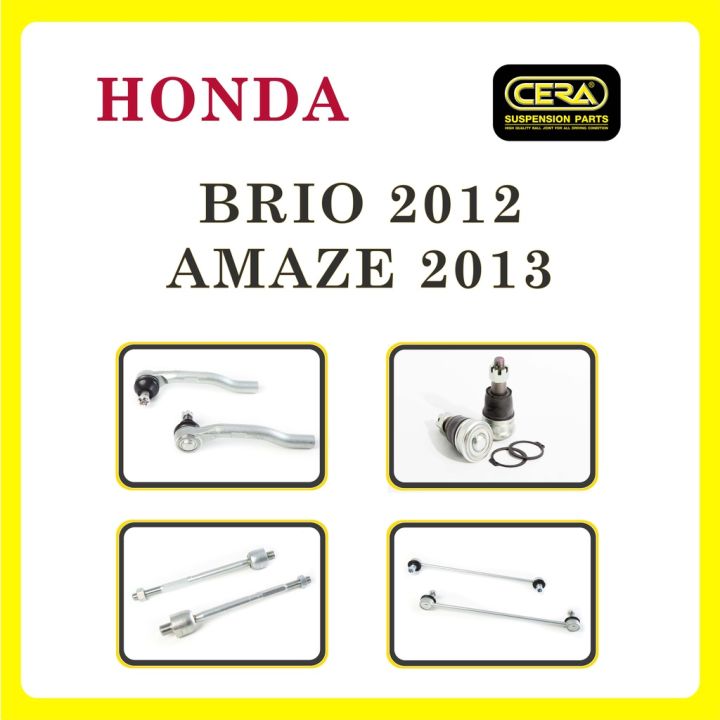 honda-brio-2012-amaze-2013-ฮอนด้า-บริโอ้-2012-อเมซ-2013-ลูกหมากรถยนต์-ซีร่า-cera-ลูกหมากปีกนก-คันชัก-แร็ค-กันโคลง-oem