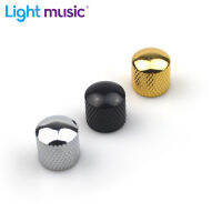 2Pcs 6MM Metal Dome Tone Guitar Volume Tone Knobs Potentiometer ปุ่มควบคุมสำหรับกีตาร์ไฟฟ้า Bass