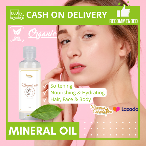 PCS Mineral Oil 100ml Skin Moisturizer & Hair Treatment Healthy Skin