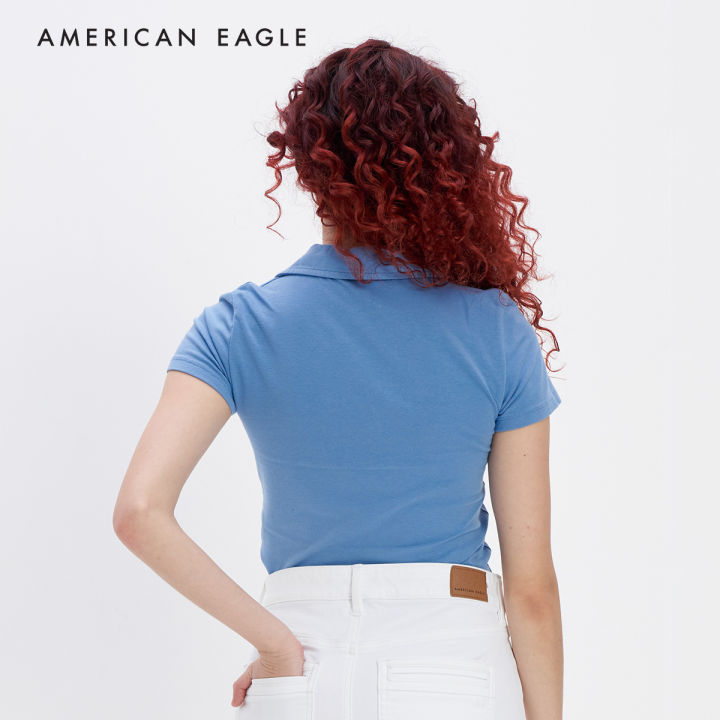 american-eagle-ruched-front-polo-t-shirt-เสื้อโปโล-ผู้หญิง-ewts-037-8605-400