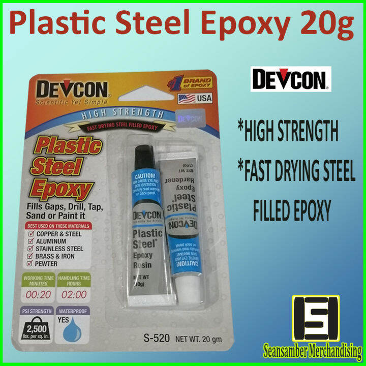 Plastic Steel Epoxy Devcon S520 20gm Lazada PH