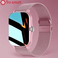 ✵ New Square Smart Watch Women Men Smartwatch Dial Call BT Music Smart Clock For Android IOS Fitness Tracker Trosmart Brand