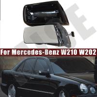 อุปกรณ์เสริมในรถยนต์สำหรับ -Benz W210 W202กระจกมองหลังกระจกมองหลัง E200 E230 E260กระจกสะท้อนแสงกลางแจ้ง