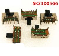 10ชิ้น X Dc 50V Dp3t 0.5a 2p3t สวิทช์ชนิดสไลด์แนวนอนขนาดเล็ก Pcb Sk23d05-g4/5/9 8 Pin 3ตำแหน่ง