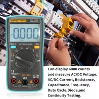 มิเตอร์ มิเตอร์ดิจิตอล ZOTEK ZT101 มัลติมิเตอร์แบบดิจิตอล 6000 Counts AC/DC Ammeter Voltmeter ดิจิตอลมัลติมิเตอร