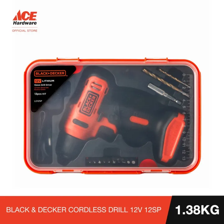 Black Decker Cordless Drill 12v 12sp Lazada Ph 