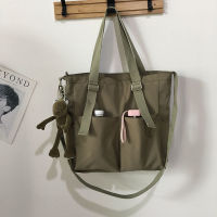 Women canvas Shopping Bag Female zipper Shoulder Bag Fashion College Students Handbag Reusable Foldable Eco Grocery Totes