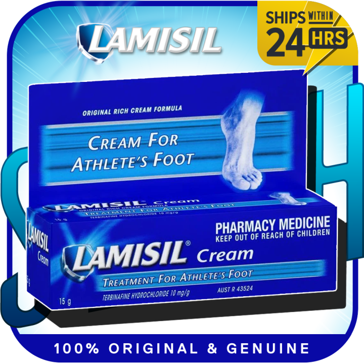 GENUINE Lamisil AT Athlete's Foot Antifungal 1% Foot Cream, 15g | Lazada