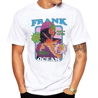 【Feb】 Vintage Frank Shirt Ocean Rap Hip Hop 90s Retro T Shirt Frank Blond T-shirt Hipster Unisex Hip hop street style Casual Tshirts