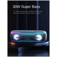 1 PCS Wireless Audio Waterproof Bluetooth Speaker Outdoor Sports Portable Bluetooth Speaker Stereo Surround Speaker Black