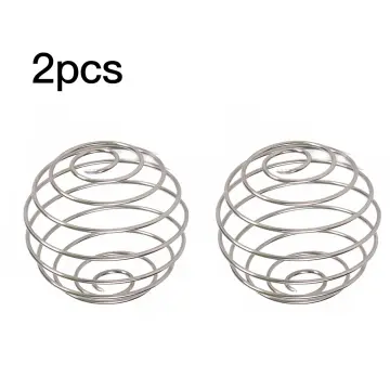 1/2Pcs Milkshake Protein Shaker Ball Wire Mixer Mixing Whisk Stainless  Steel Spring Balls Mixing Ball Kitchen Accessories