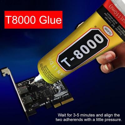 T 8000 Mobile Phone Screen Glue Repair self-adhesive waterproofing and environmentally friendly anti-vibration Universal Glue Adhesives Tape