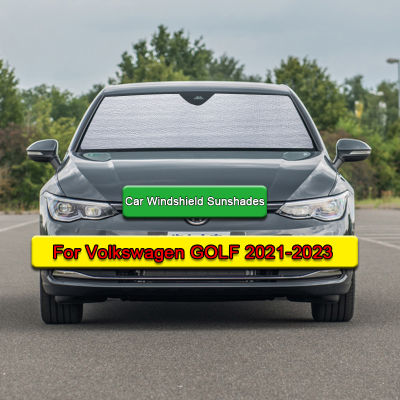 ม่านบังแดดรถยนต์ป้องกันรังสียูวีม่านสีอาทิตย์ Visor กระจกปกปกป้องความเป็นส่วนตัวอุปกรณ์เสริมสำหรับโฟล์คสวาเกนกอล์ฟ2021-2023