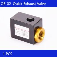 Free Shipping 1Pcs QE-02 QE-03 QE-04 Pneumatic blow off valve exhaust 1/4" BSPT Quick Exhaust pressure relief Valve Air Compressor