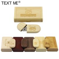 TEXT ME wooden box LOGO print usb flash drive usb 2.0 4GB 8GB 16GB 32GB 64GB photography gift