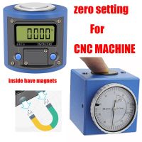 เมตริกช่วง0-5มม. X 0.01มม. แม่เหล็ก Z แกนเครื่องมือ Dial Zero Pre Setter Gage Offset CNC Digital Setter Gauge