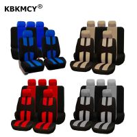 KBKMCY Breathable Car Seat Cover Universal Front Rear Car Seat Protector Fit for Most Cars Dirt-resistant Seat Cover