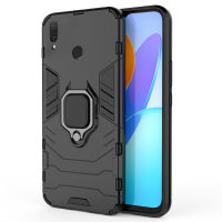 เคส Huawei Y9 2019 Case ชุดเกราะกันกระแทก Slim Rugged Hybrid Hard Plastic + Tpu Bracket Magnet 360 Ring Holder ฝาหลัง