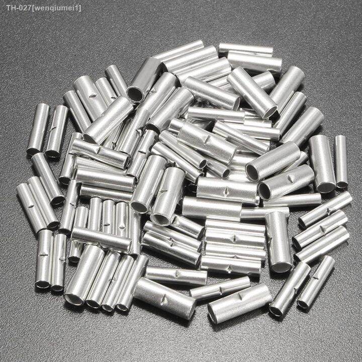 10-50-non-insulated-butt-wire-connector-ferrules-electrical-cable-terminal-copper-bare-tinned-crimp-terminal-0-2-35mm2-26-2awg