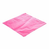 1 pack Solid Color Printed Paper Napkin (rose red)