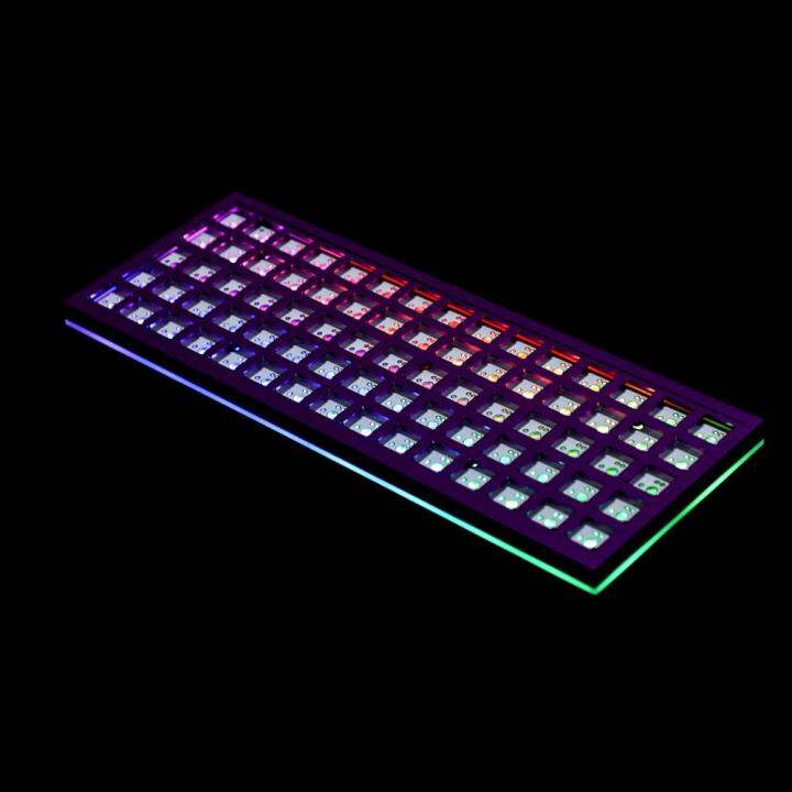 ID75 75 Keys Ortholinear Layout VIA Anodized Aluminum Case Plate Hot ...