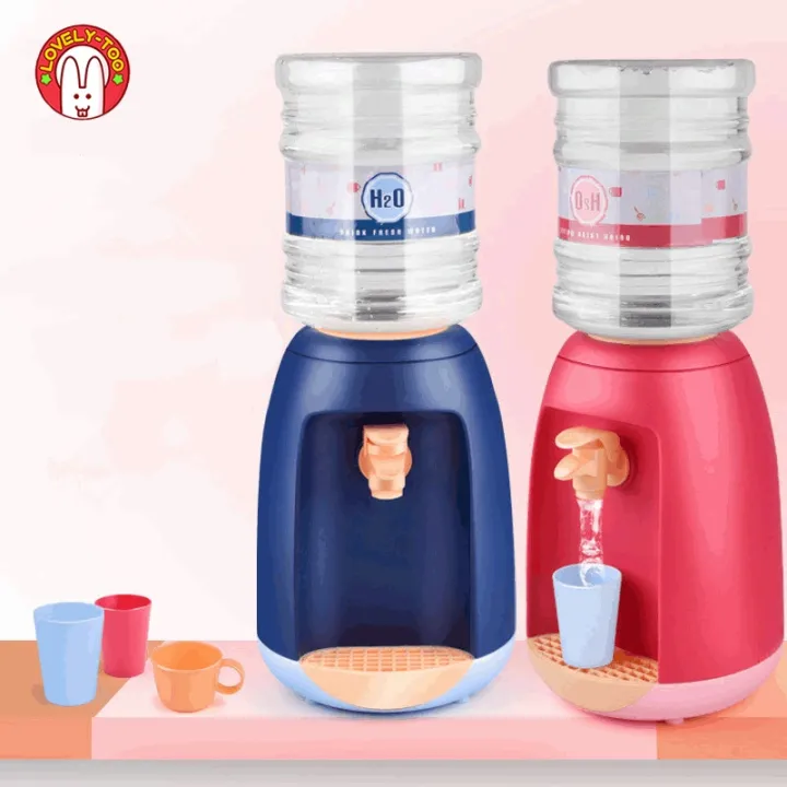 Kids Mini Water Dispenser Children Watery Cup Set Drinking Furniture