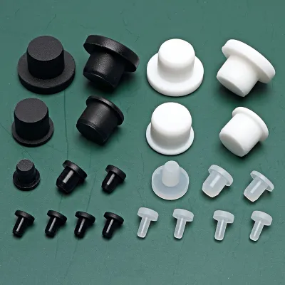 Rubber Plug Silicone Inner Hole Stopper Eyelet Joint Waterproof Washer Protective Ring Threaded Plugs Cover Nut Cap T-plug Round