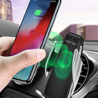 พร้อมส่งไทย ที่ชาร์จในรถ ที่ชาร์จไร้สาย ที่วางมือถือ ที่ยึดมือถือหน้ารถ Wireless Car Charger แท่นวางโทรศัพท์