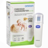 Omron Thermometer MC-720 เครื่องวัดอุณหภูมิทางหน้าผาก 3 in 1 รุ่น MC-720 ของแท้รับประกันศูนย์ 1 ปี