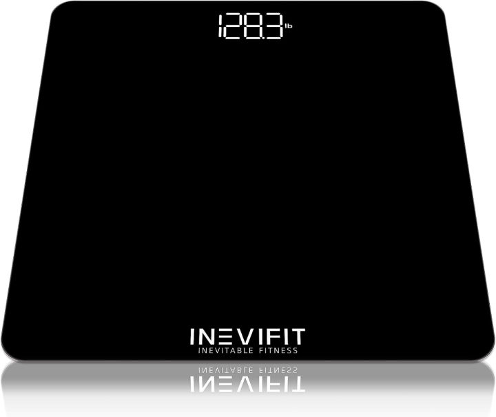 inevifit-bathroom-scale-highly-accurate-digital-bathroom-body-scale-measures-weight-up-to-400-lbs-includes-batteries