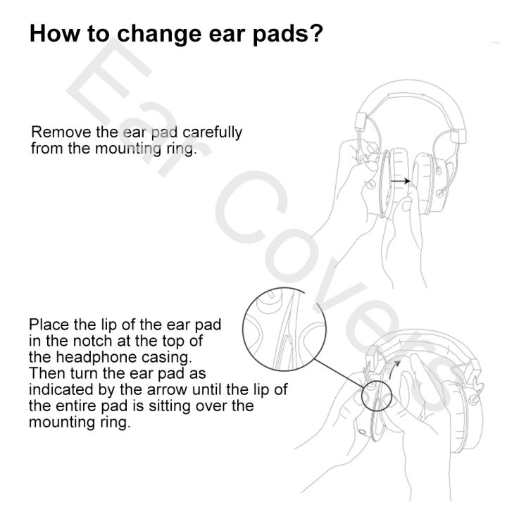 แผ่นรองหูฟังสำหรับ-house-of-marley-positive-vition-1หูฟัง-earpads-เปลี่ยนชุดหูฟัง-ear-pad-pu-leather-sponge-foam