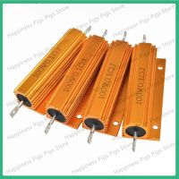 100W Gold Aluminum Shell Resistor 0.01 100K Metal Aluminum Shell High Power 0.05 0.1 0.5 1 2 6 8 10 20 200 500 1K 10K Ohm