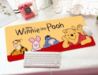 POOH   แผ่นรอง คีย์บอร์ด รองคีย์บอร์ด keyboard ลาย POOH  YL  งานสวยดี ขนาด 30 x70 cm แผ่นหนานุ่ม มียางกันลื่นด้านใต้ งานสวยงาม สีสดงานดี BY  NOEYNEST   SHOP