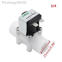 3/4 Plastic Solenoid Valve 12V 24V 220V PP N/C Magnetic Washing Machine Dispenser Water Pneumatic Pressure Controller Switch