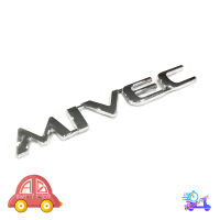 logo MIVEC โลโก้ MIVEC ใส่ MITSUBISHI ชุปโครเมี่ยม 1ชิ้น Mitsubishi pajero triton 2-4 ประตู มีบริการเก็บเงินปลายทาง