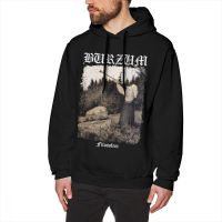 Burzum Hoodie Burzum - Filosofem Cover Ver2 Hoodies Long Length Cotton Pullover Hoodie Loose Big Cool Winter Mens Grey Hoodies