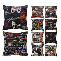 【CW】 80s Gothic Band Music Pillowcase Printed Cushion Cover Sofa Waist