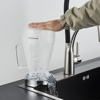 อัตโนมัติถ้วยเครื่องซักผ้าแรงดันสูงบาร์แก้ว Rinser เหยือกกาแฟล้างถ้วยเครื่องมือก๊อกน้ำแก้วล้างสำหรับอ่างล้างจานอุปกรณ์