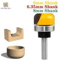 【DT】hot！ 1pc 6mm/6.35mm/8mm Shank 1-1/8 Diameter Bowl Tray Router Bit Round Milling Cutter with for Wood Woodworking LT079