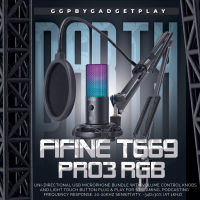 ?ไมค์เกมมิ่ง?ไมค์มีไฟ?Fifine T669 PRO3 USB Microphone Bundle ประกันศูนย์ไทย