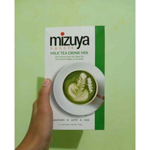 New 2023 Mizuya Matcha Milk tea FDA Approved with Collagen Lcarnitine