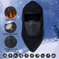 Winter Windproof Hiking Caps Men Warm Thermal Fleece Balaclava Face Beanies,Ski Bike Motorcycle Neck Warmer Helmet Hat Dropship