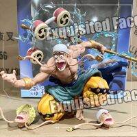 20Cm ภาพอนิเมะหนึ่งชิ้น Enel Thunder Squatting โมเดลหุ่น PVC แอ็กชัน GK รูปปั้นสำหรับเป็นของขวัญเด็ก