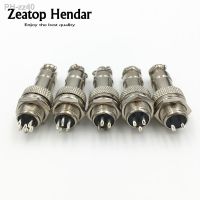 1Set GX12 2 / 3 / 4 / 5 / 6 / 7 Pin Female Plug Male Audio Cable Adapter M12 12mm Chassis Mount Socket Aviation Connector