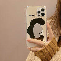 Apple เคสโทรศัพท์มือถือ iPhone 14/13/12/11/X/x/xr พร้อมรูปแบบหน้ายิ้มครีม13 Pro Max ซิลิโคนเคสโทรศัพท์มือถือ12 Mini พร้อมกระจกเงาโต๊ะเครื่องแป้งหล่นเคสปกป้อง14 Plus เคสโทรศัพท์มือถือล้อมรอบ