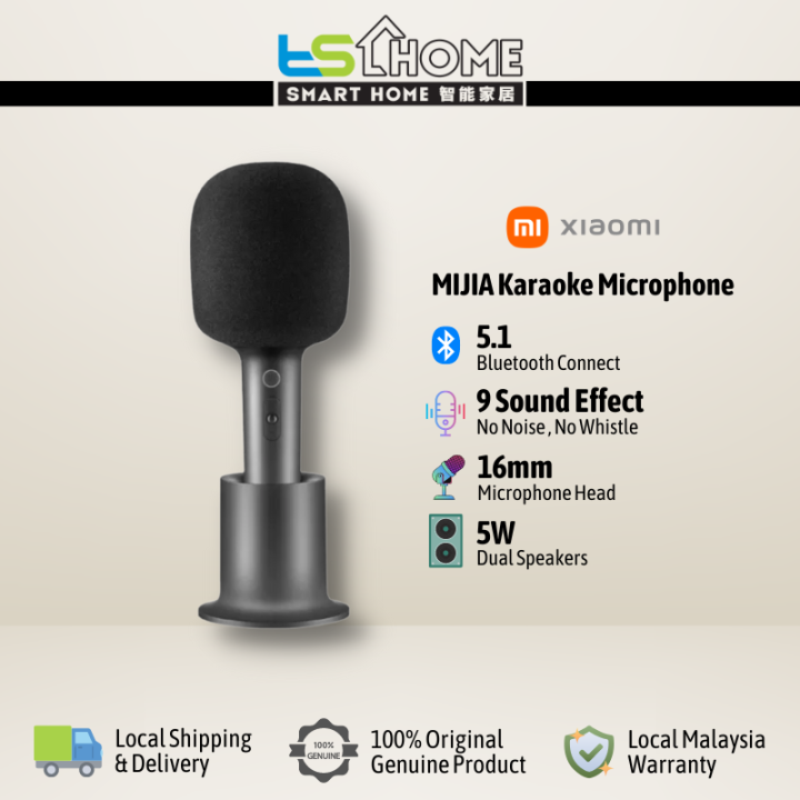 Xiaomi Mijia Karaoke Song Microphone Bluetooth 5.1 Stereo Sound Effect